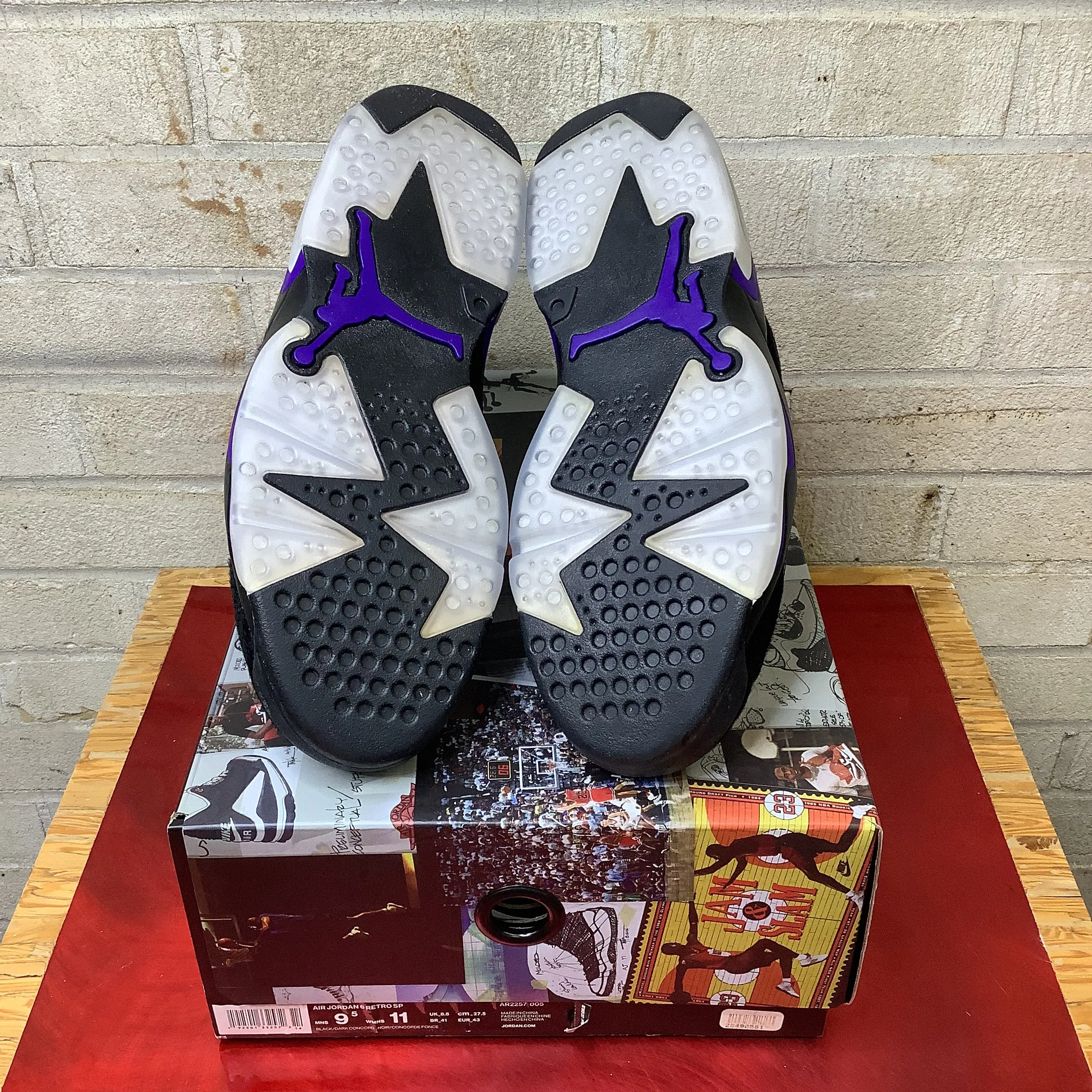 AIR JORDAN 6 SOCIAL STATUS SIZE 9.5 AR2257-005