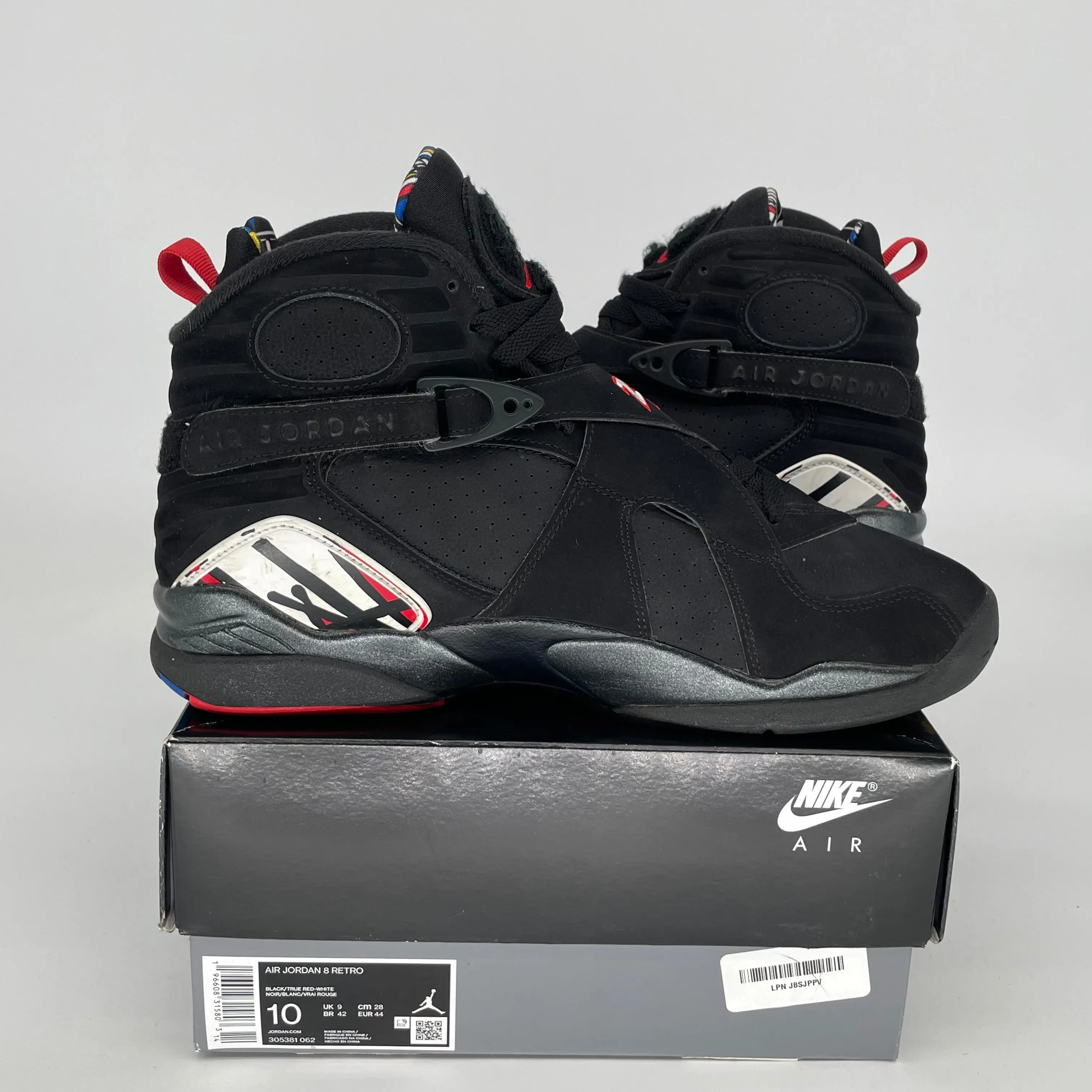 AIR JORDAN 8 PLAYOFFS SIZE 10 305381-062