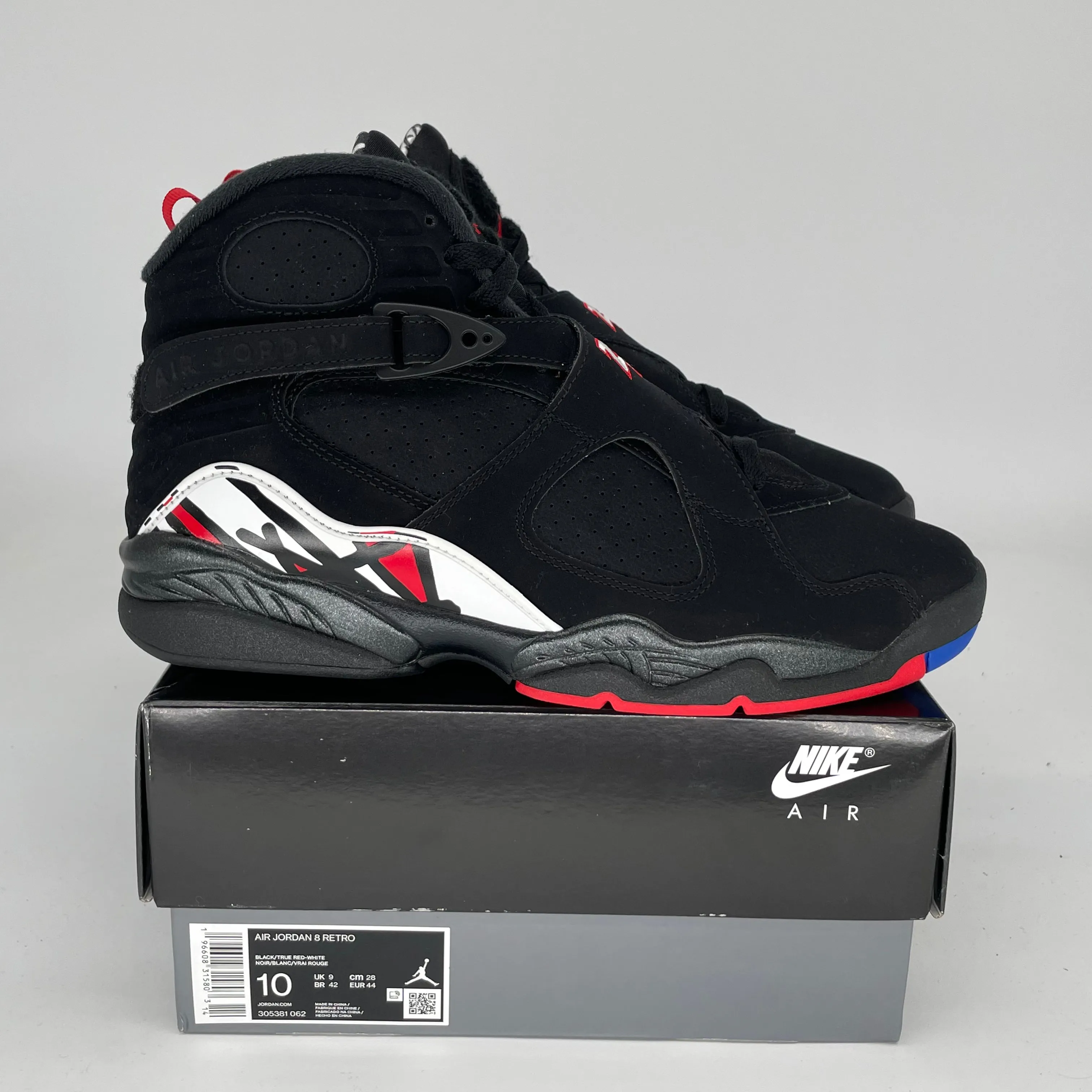 AIR JORDAN 8 PLAYOFFS SIZE 10 305381-062