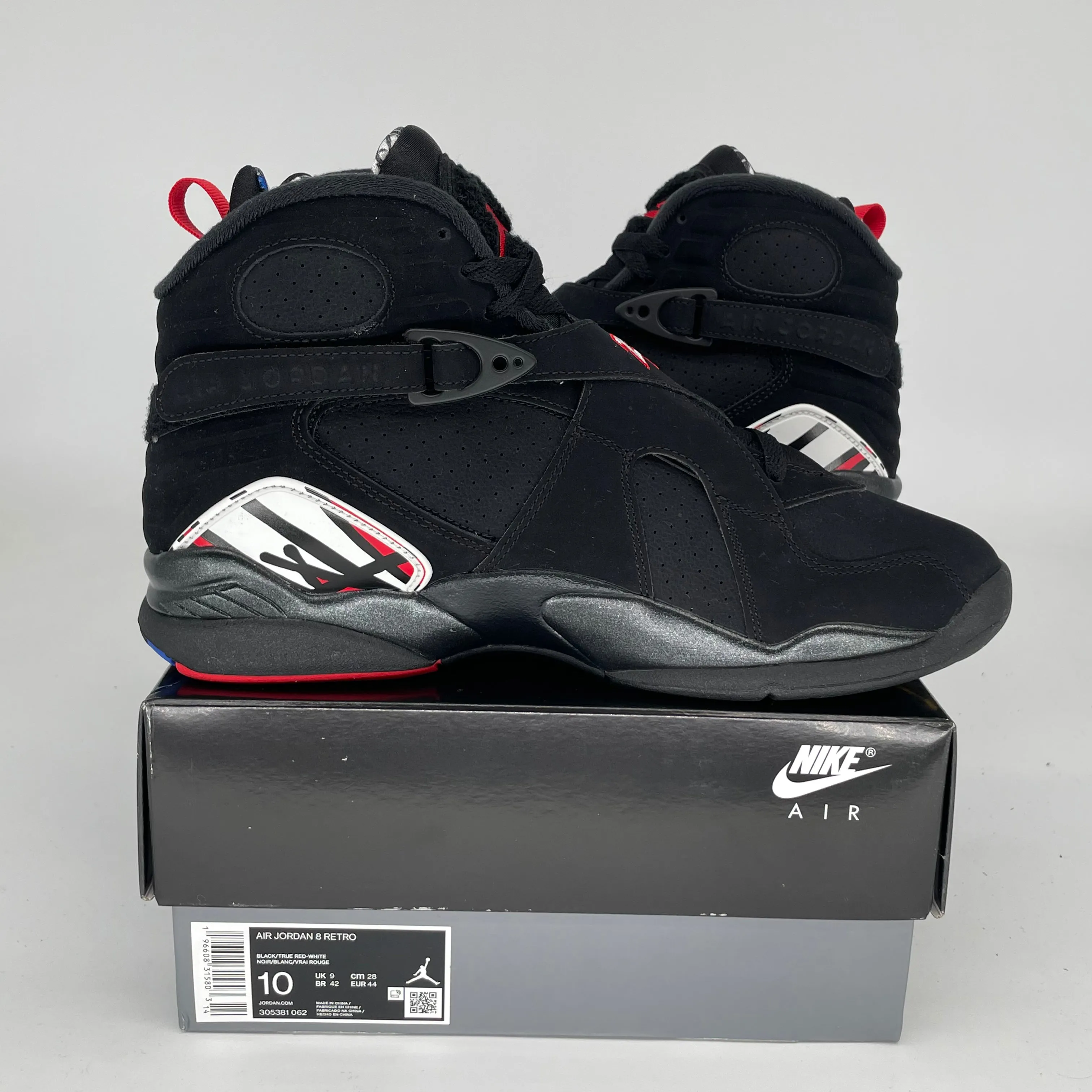 AIR JORDAN 8 PLAYOFFS SIZE 10 305381-062