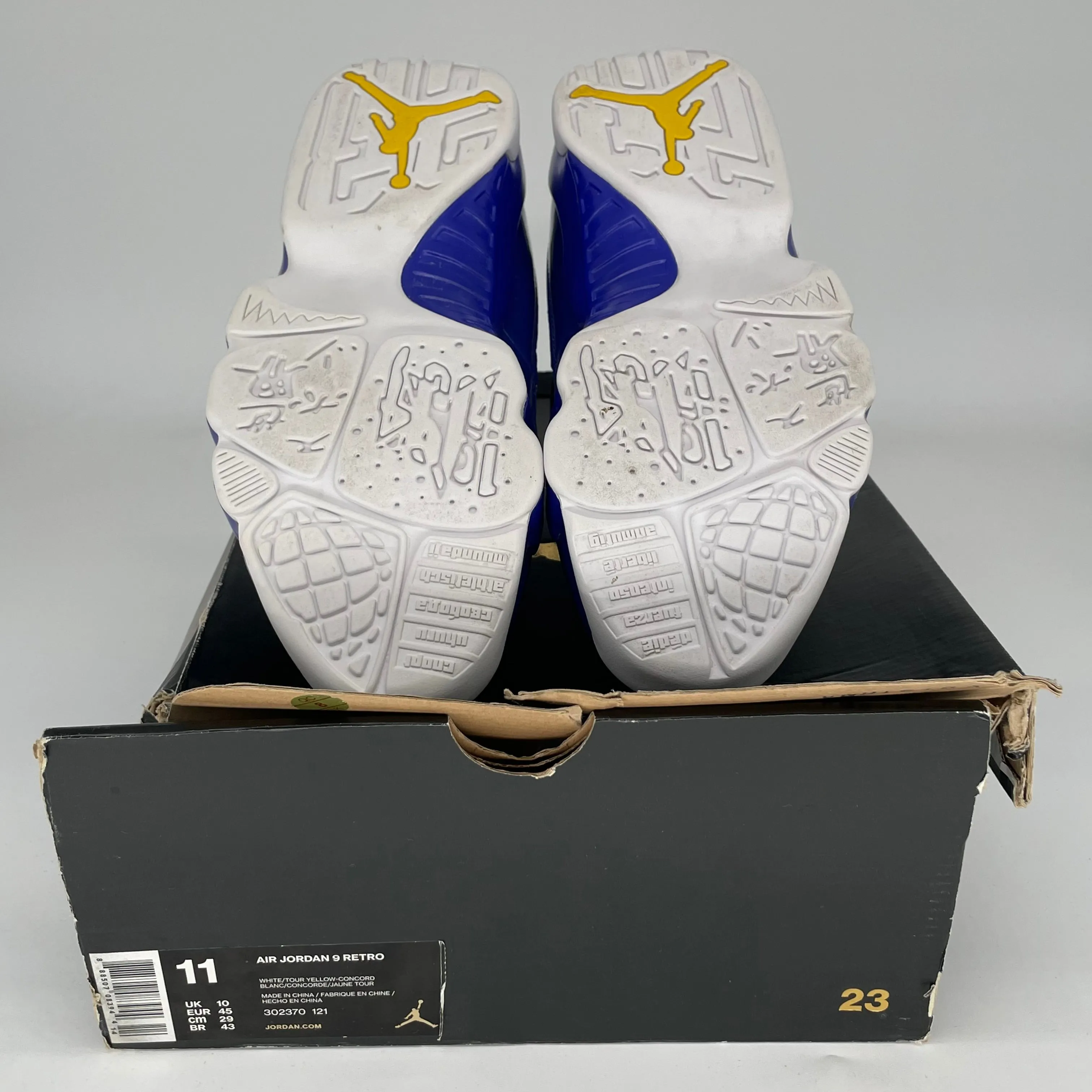 AIR JORDAN 9 KOBE BRYANT SIZE 11 302370-121
