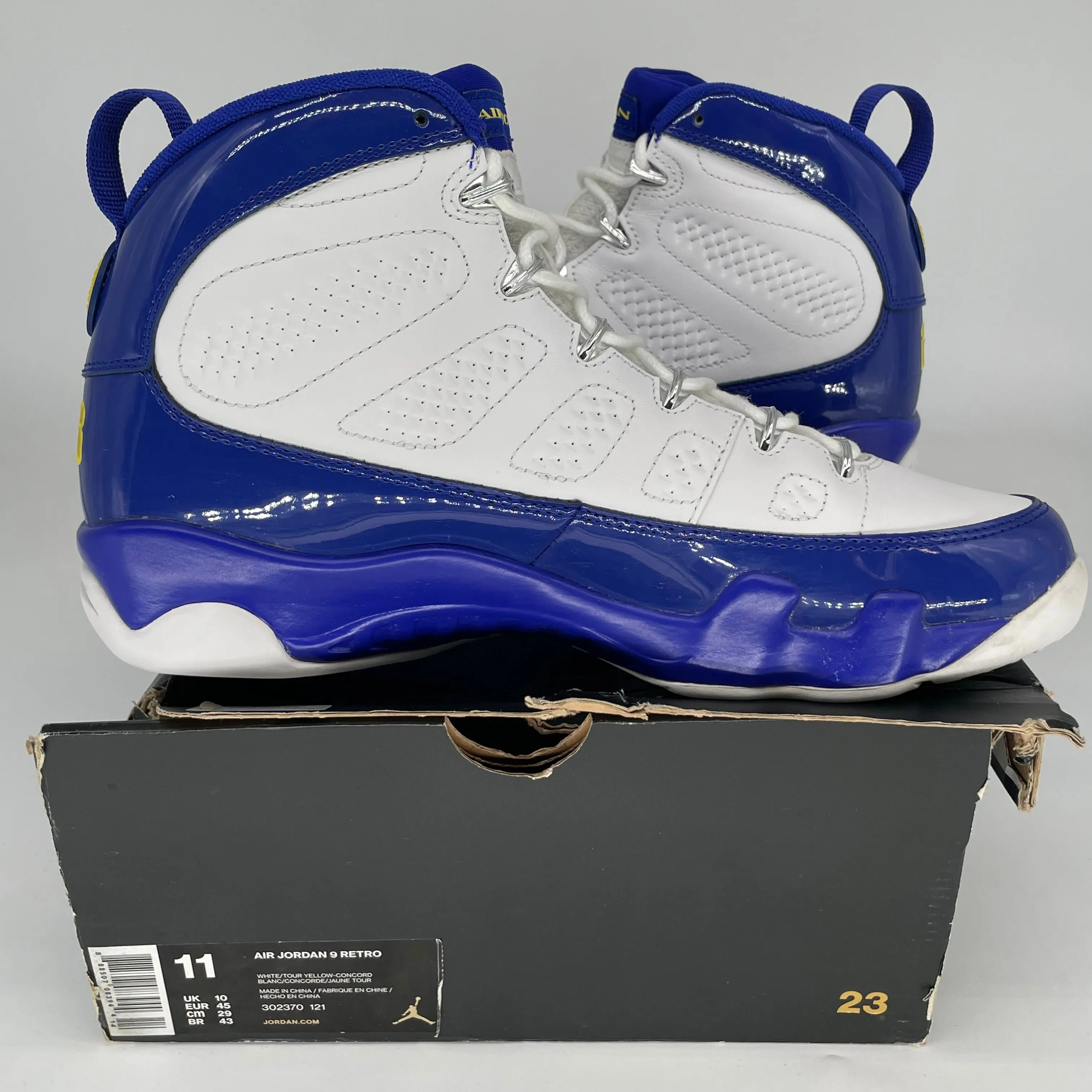AIR JORDAN 9 KOBE BRYANT SIZE 11 302370-121