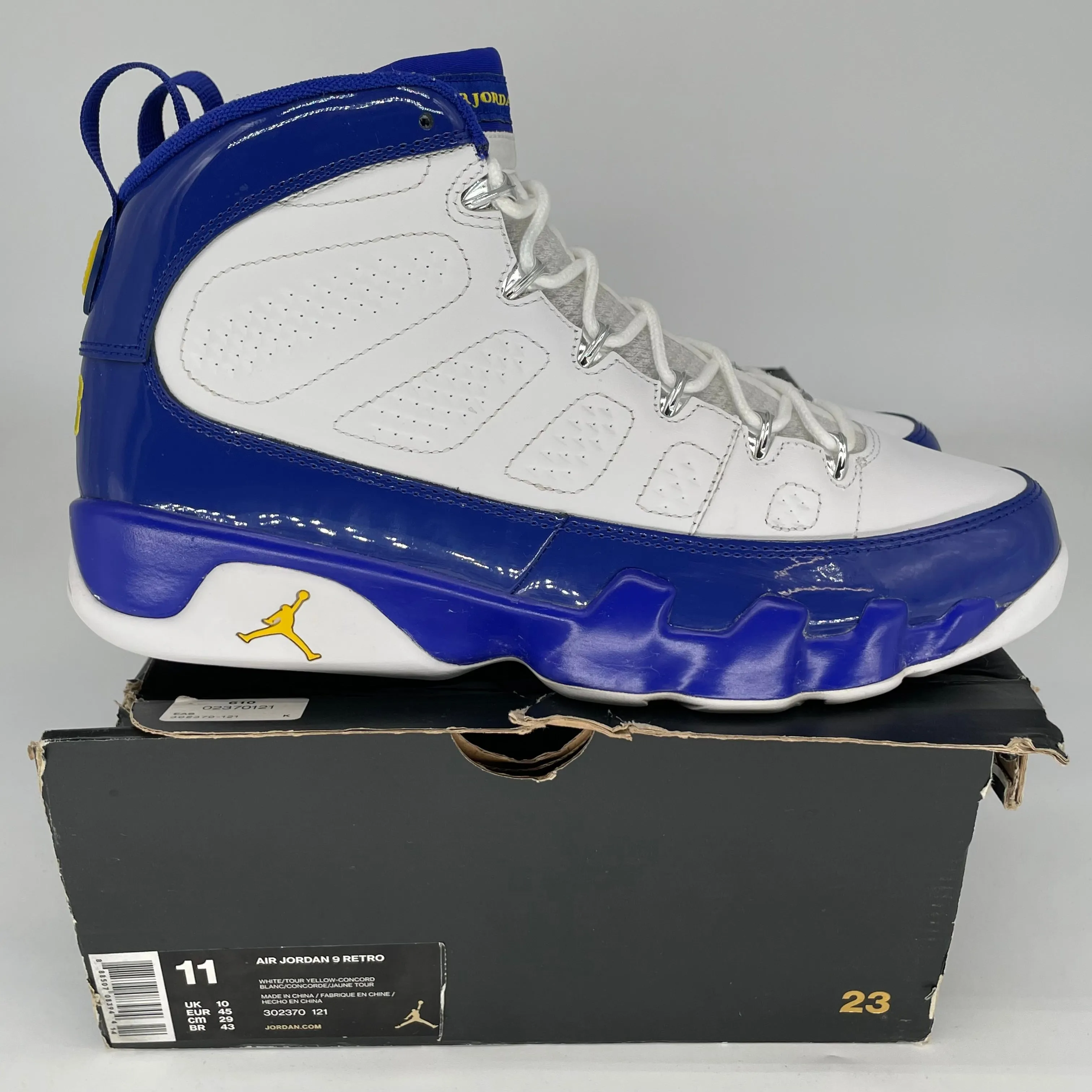 AIR JORDAN 9 KOBE BRYANT SIZE 11 302370-121