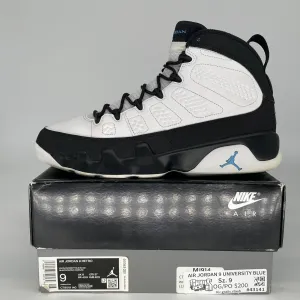 AIR JORDAN 9 UNIVERSITY BLUE SIZE 9 CT8019-140