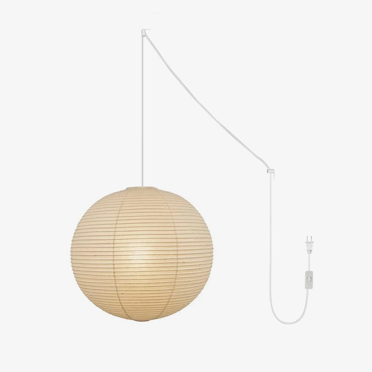 Akari A Round Swag Light contemporary ceiling lighting
