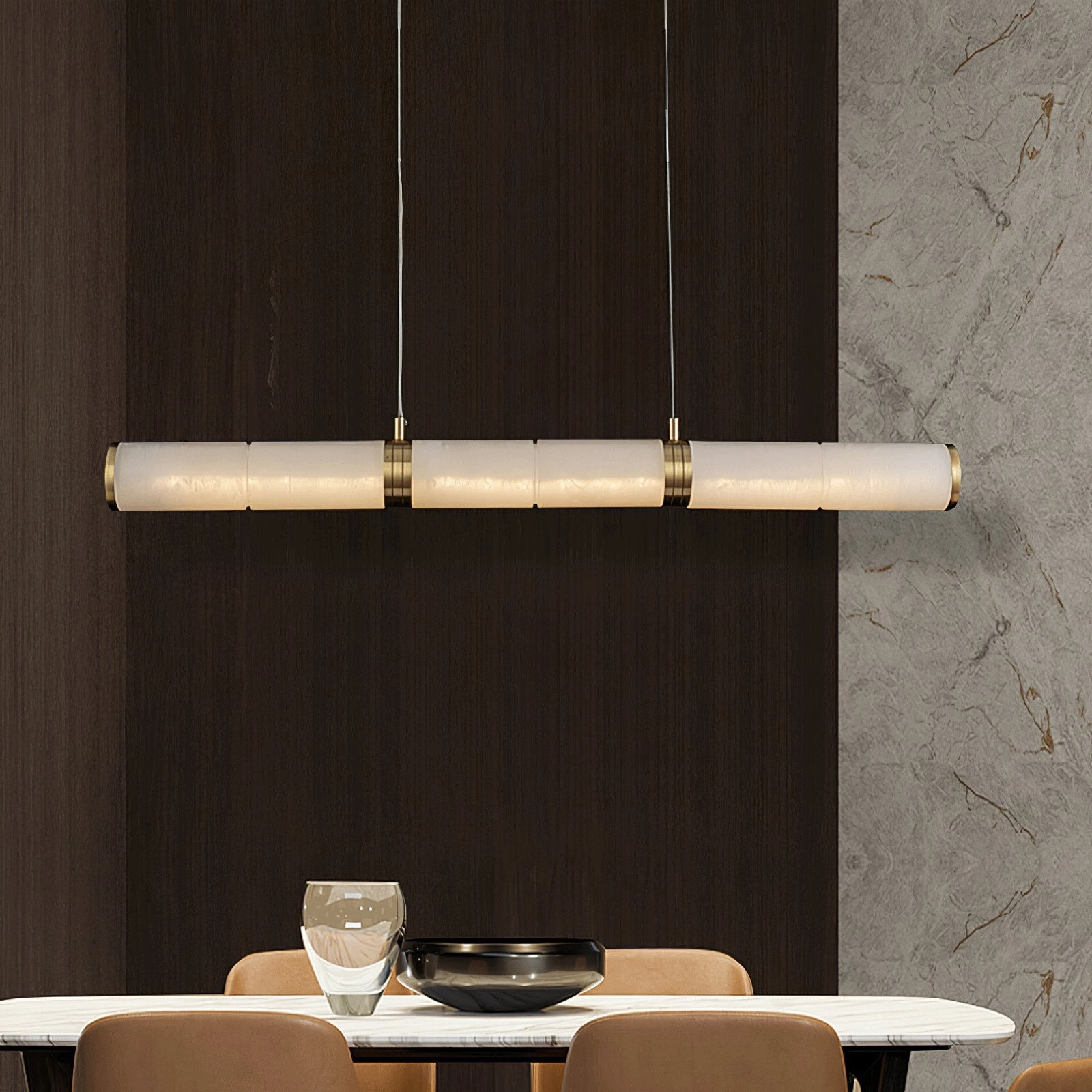 Alabaster Beam Pendant Light