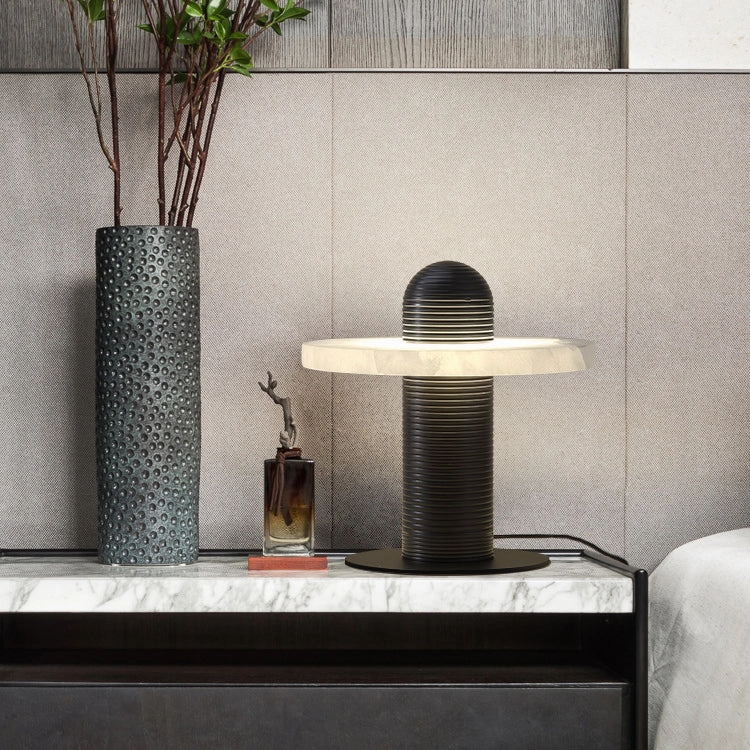 Alabaster Planes Table Lamp