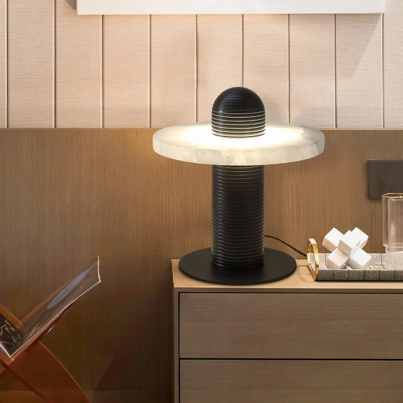 Alabaster Planes Table Lamp