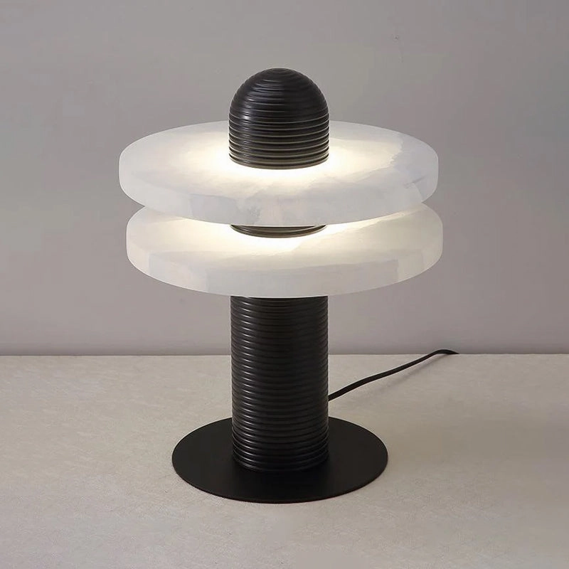 Alabaster Planes Table Lamp