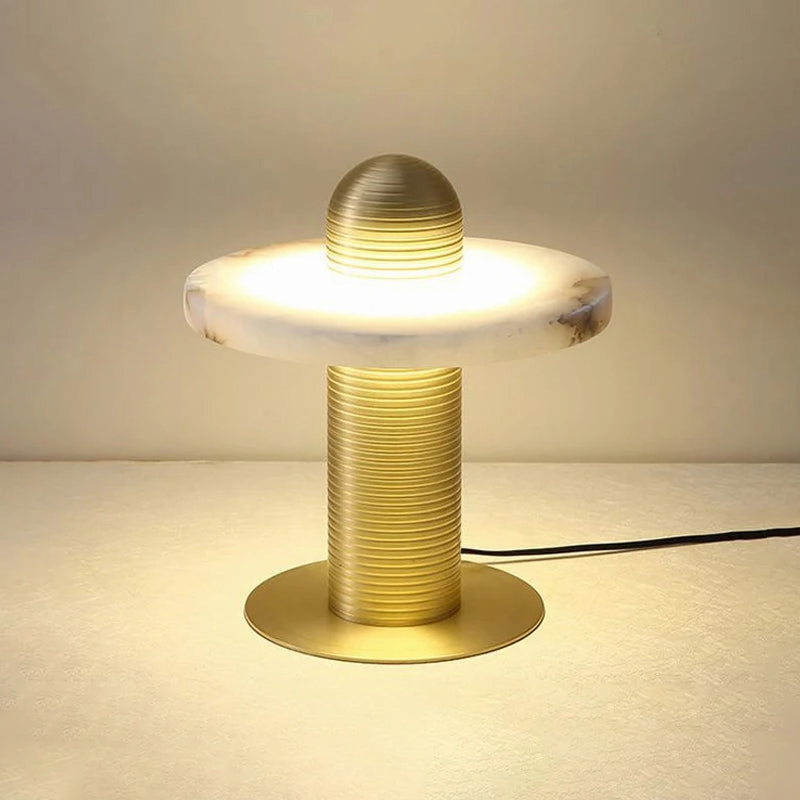 Alabaster Planes Table Lamp