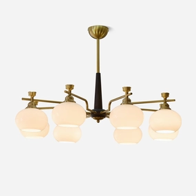 Alistair Sphere Chandelier minimalist reading light