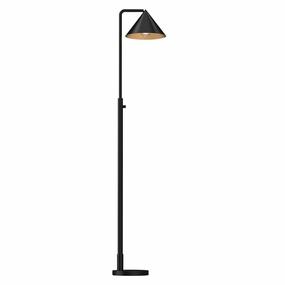 Alora Mood Remyck Black Floor Lamp creative lampshade design