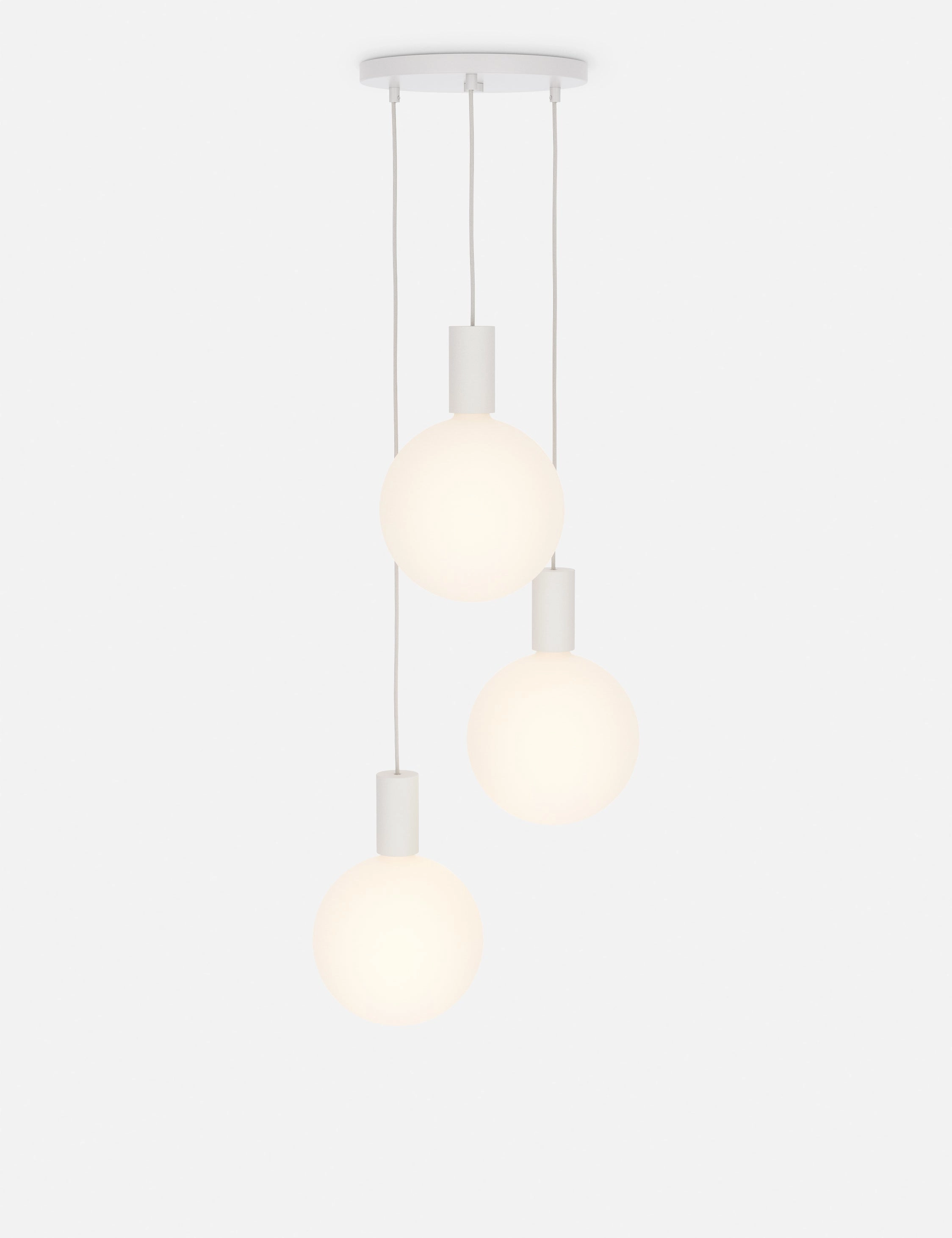 Alumina Triple Pendant Light by Tala modern floor lamp