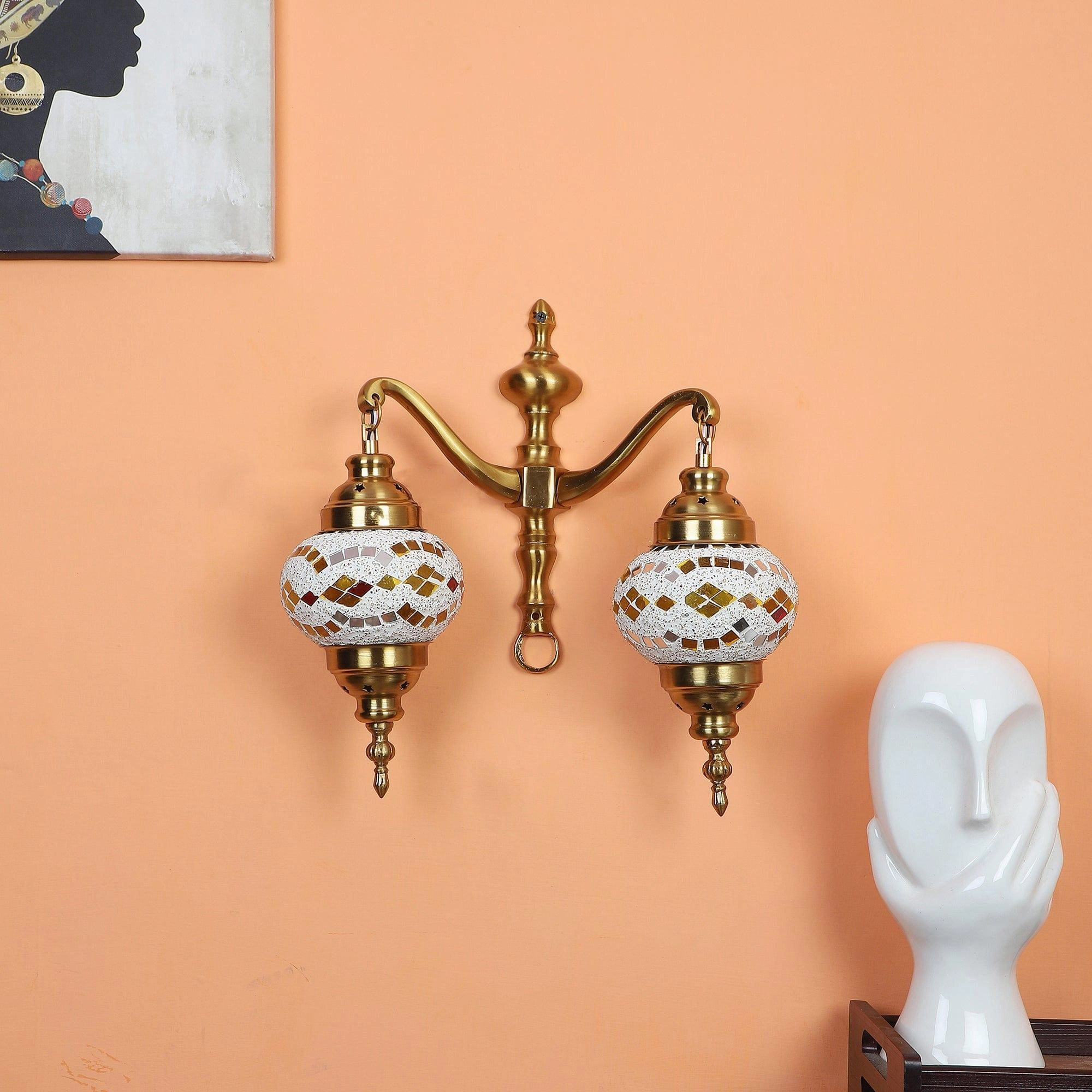 Aluminium Multicolor 2 Wall Lights