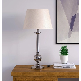 Aluminium Nickel Silver Table Lamp decorative ceiling fixture