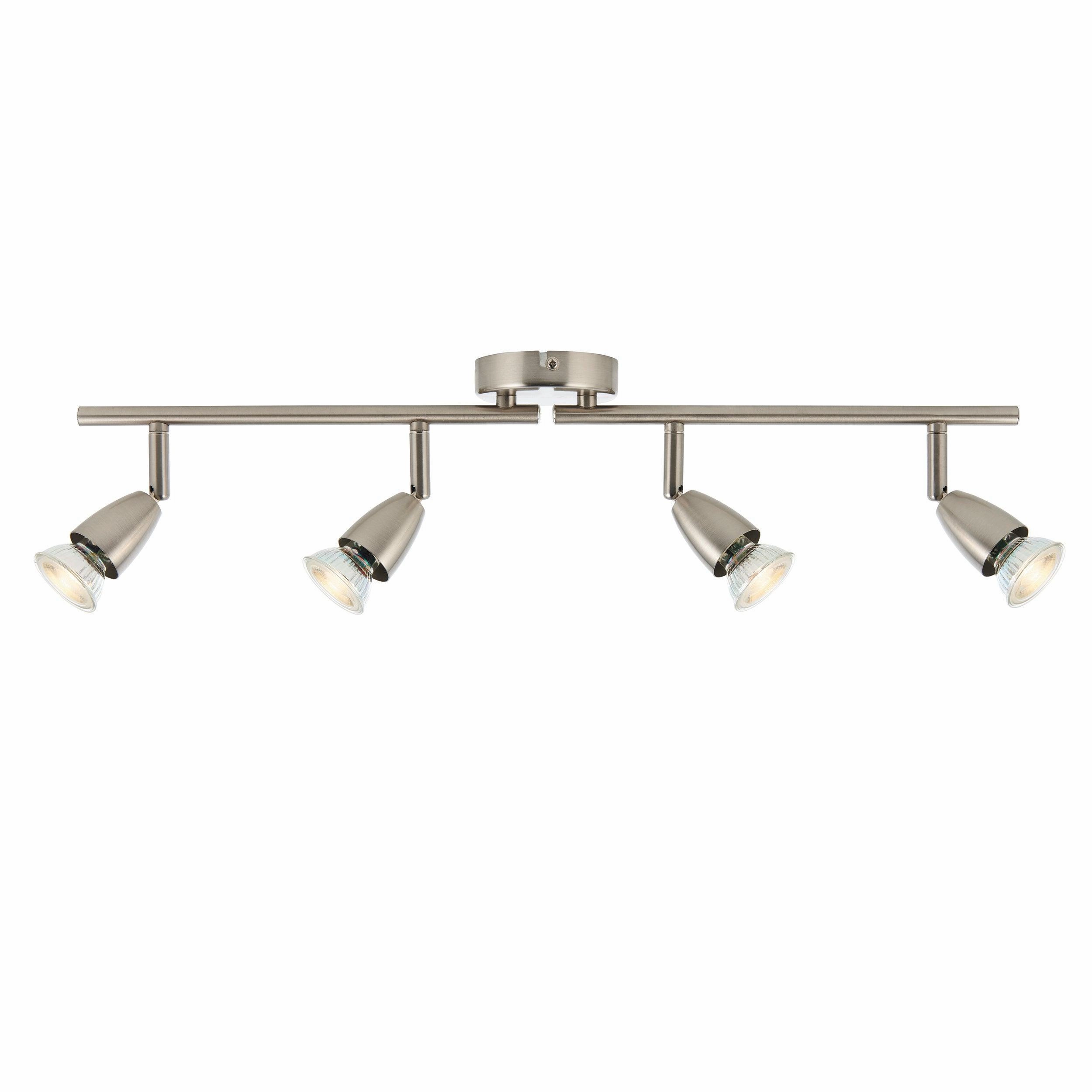 Amalfi 4 Light NIckel Bar Spotlight 35W
