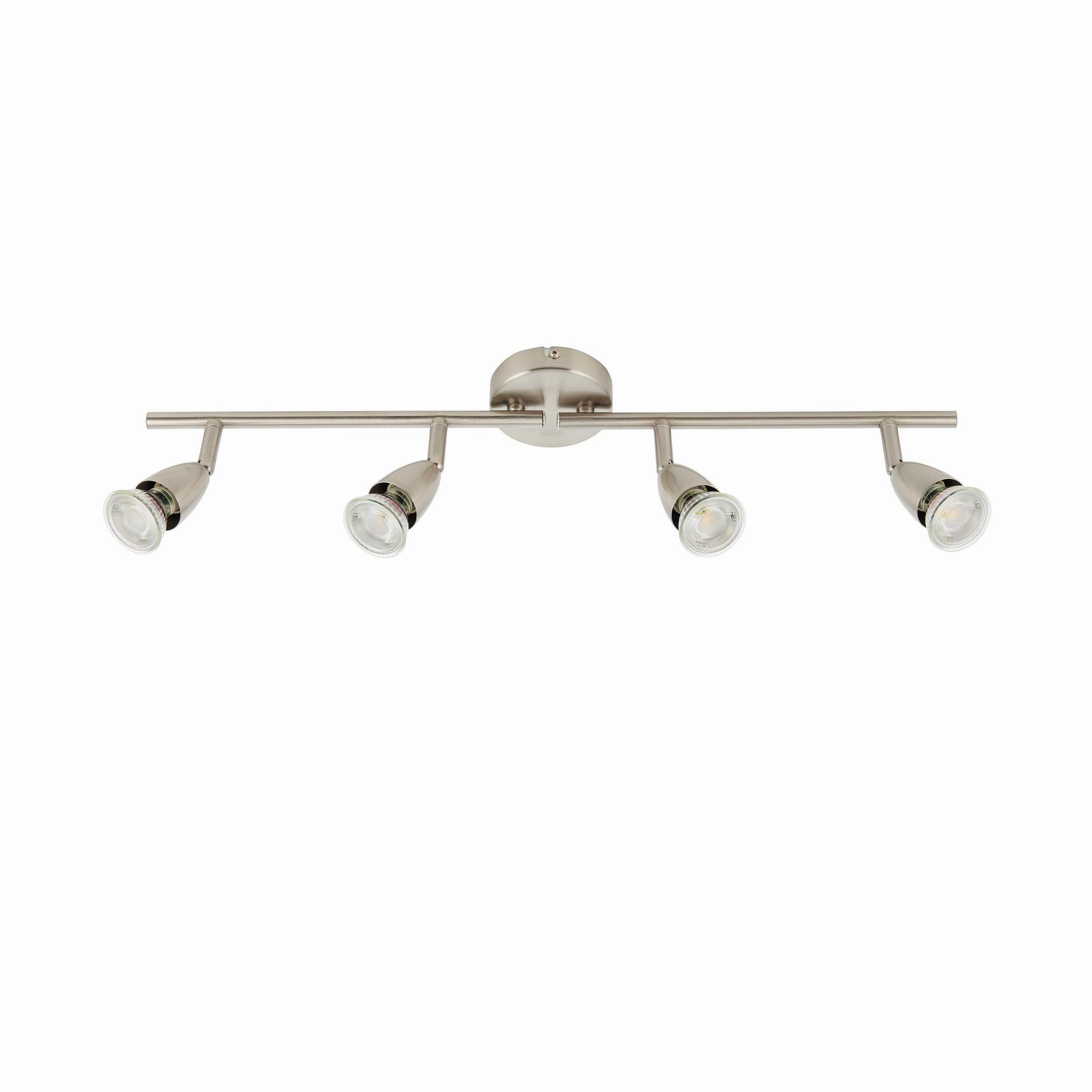 Amalfi 4 Light NIckel Bar Spotlight 35W