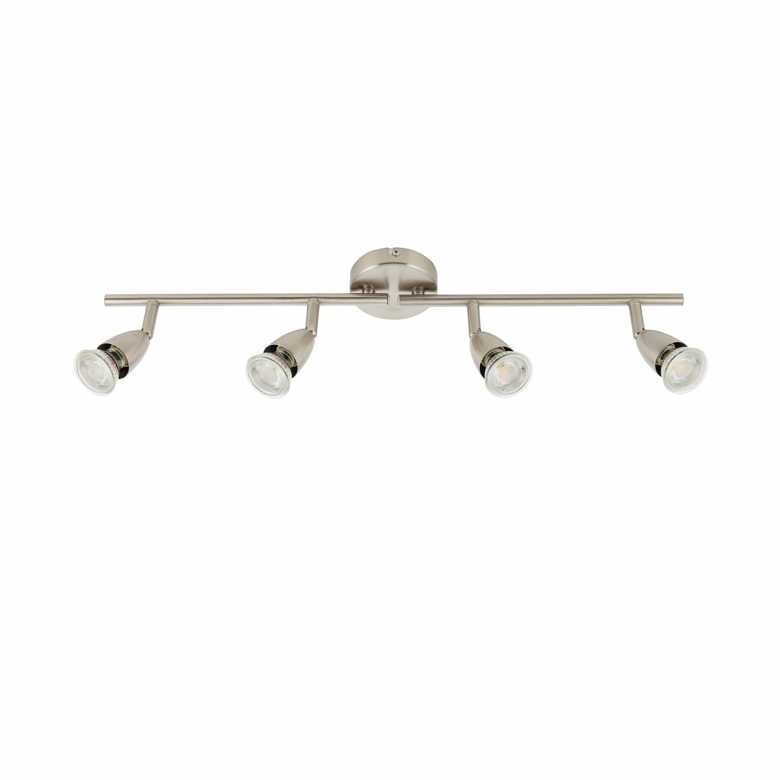 Amalfi 4 Light NIckel Bar Spotlight 35W