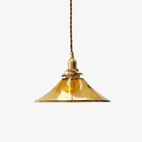 Amber Glass Pendant Light contemporary ceiling lighting