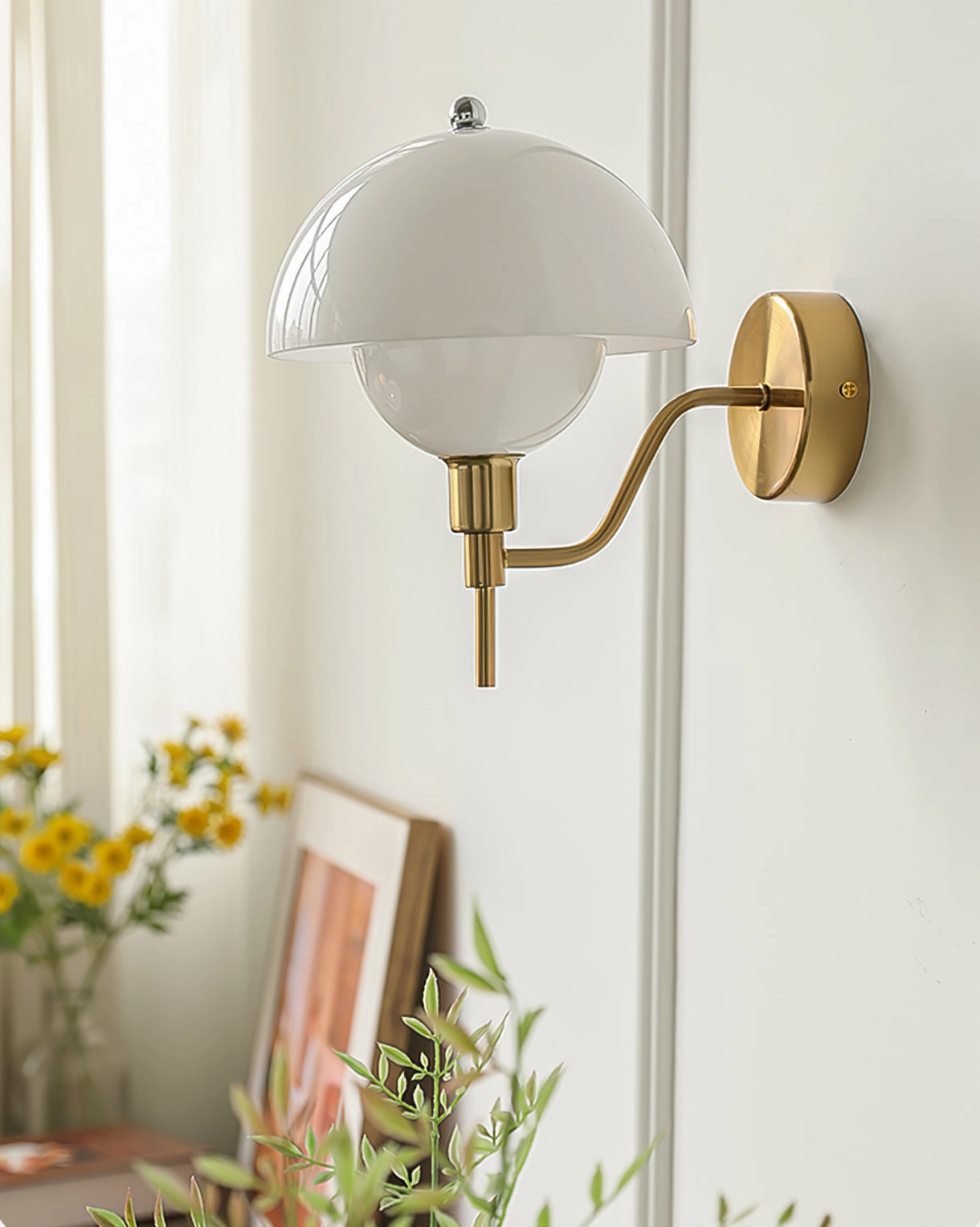 Anchored Orb Wall Lamp