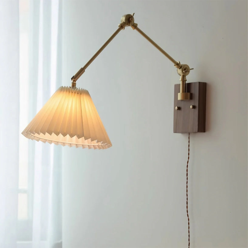 Angeline Swing Arm Plug In Wall Lamp