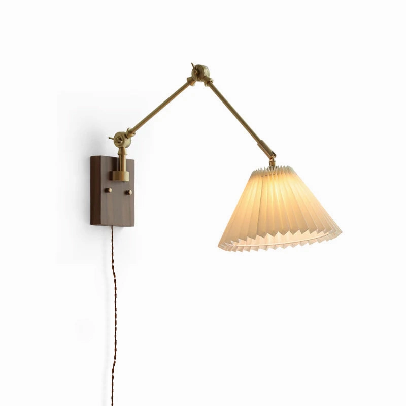 Angeline Swing Arm Plug In Wall Lamp