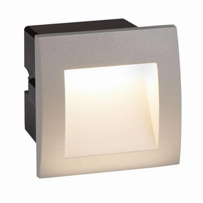 Ankle LED Outdoor Grey Square Recessed Wall Fitting adjustable floor standing lamp