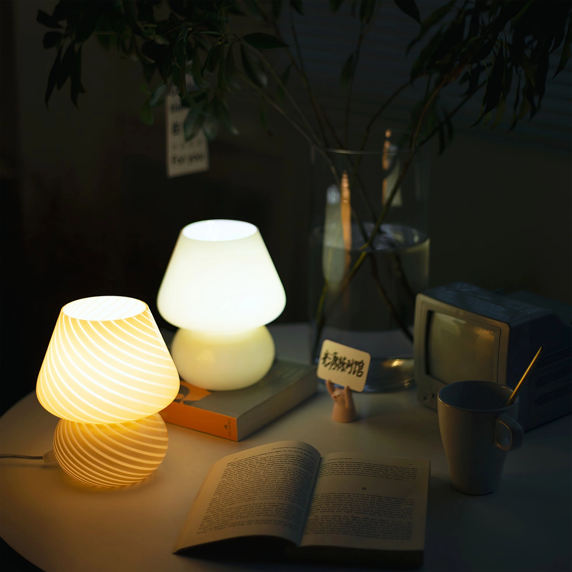 Ansel Glass Table Lamp