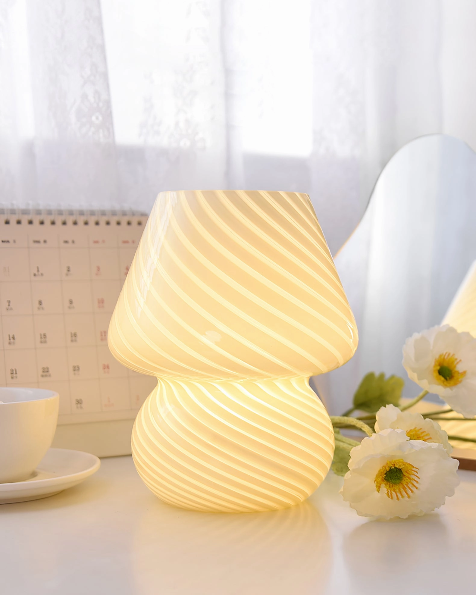 Ansel Glass Table Lamp
