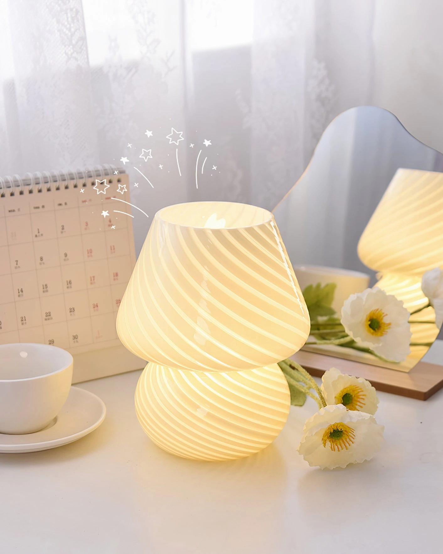 Ansel Glass Table Lamp