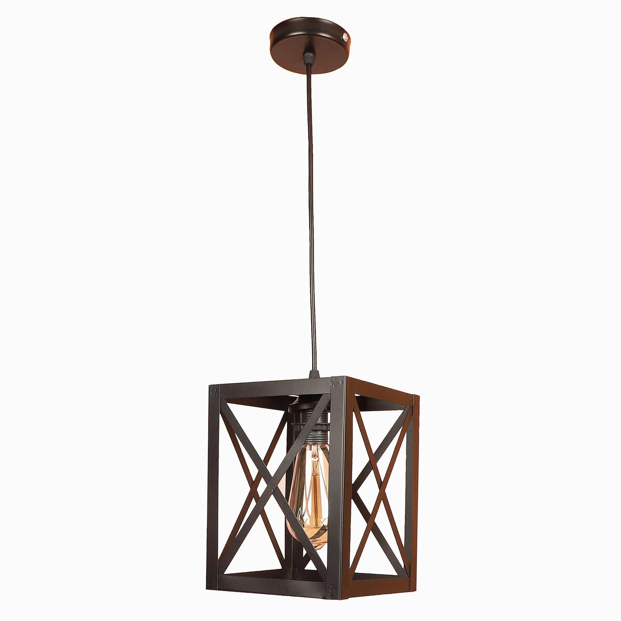 Antique Black  Iron Cluster Hanging Lights