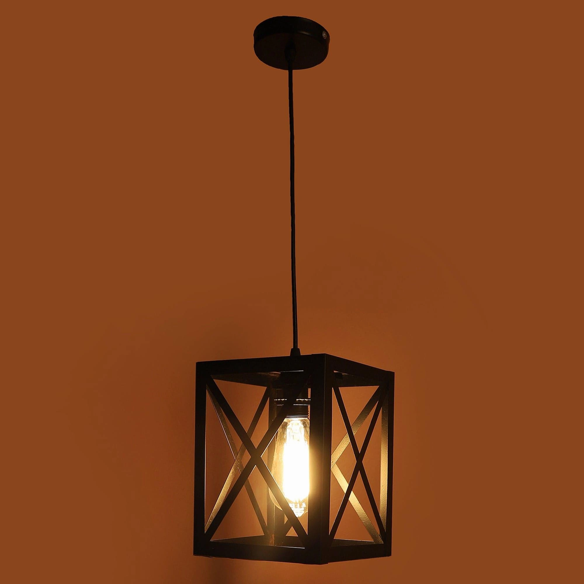 Antique Black  Iron Cluster Hanging Lights