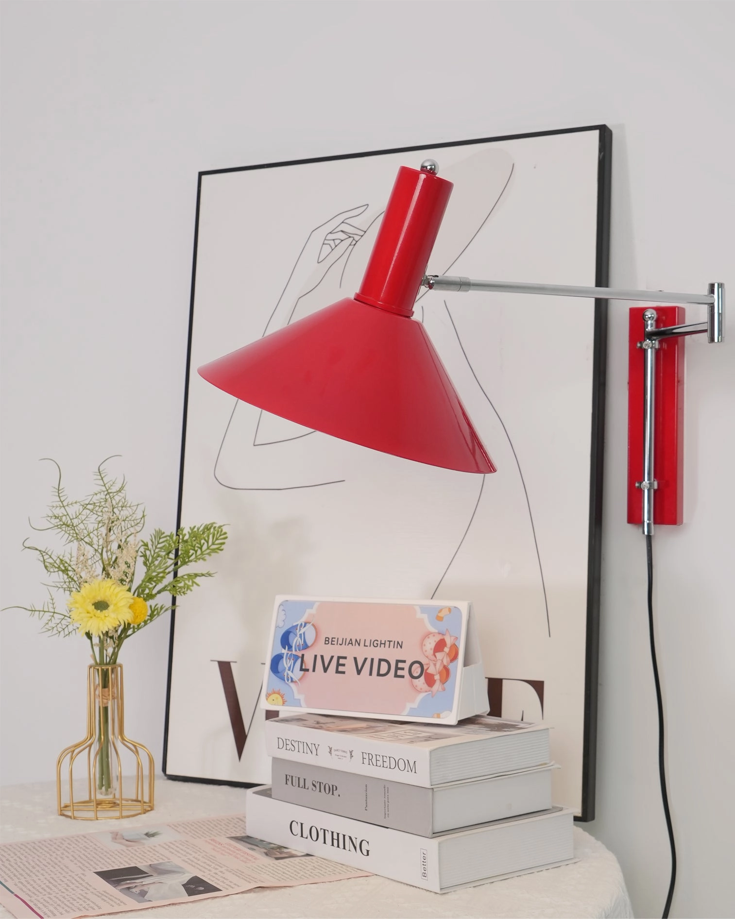 Anvia Plug In Wall Lamp