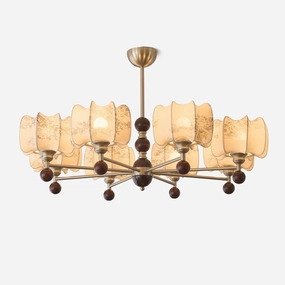 Arboris Floral Chandelier minimalist reading light