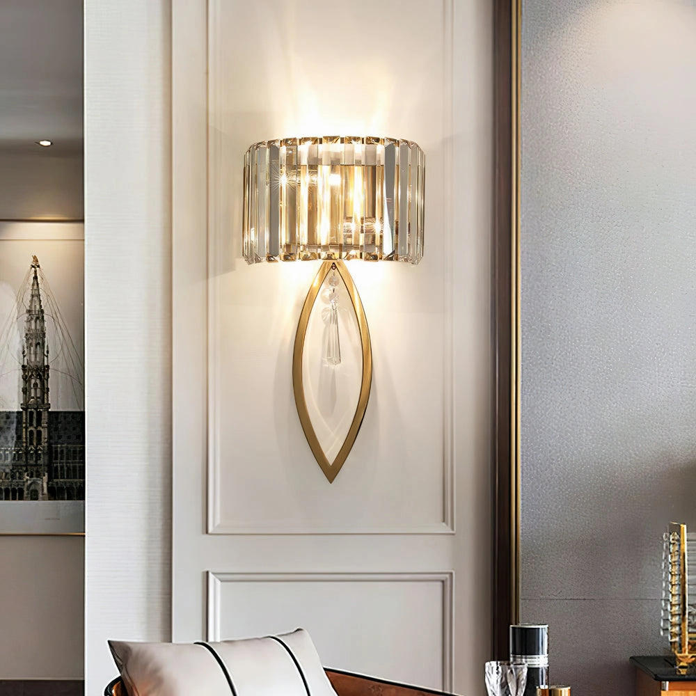 Arc Prismatic Crystal Wall Lamp