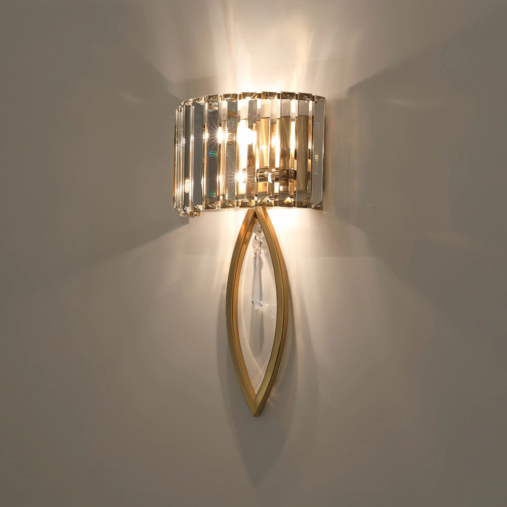 Arc Prismatic Crystal Wall Lamp