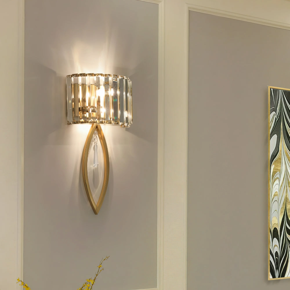 Arc Prismatic Crystal Wall Lamp