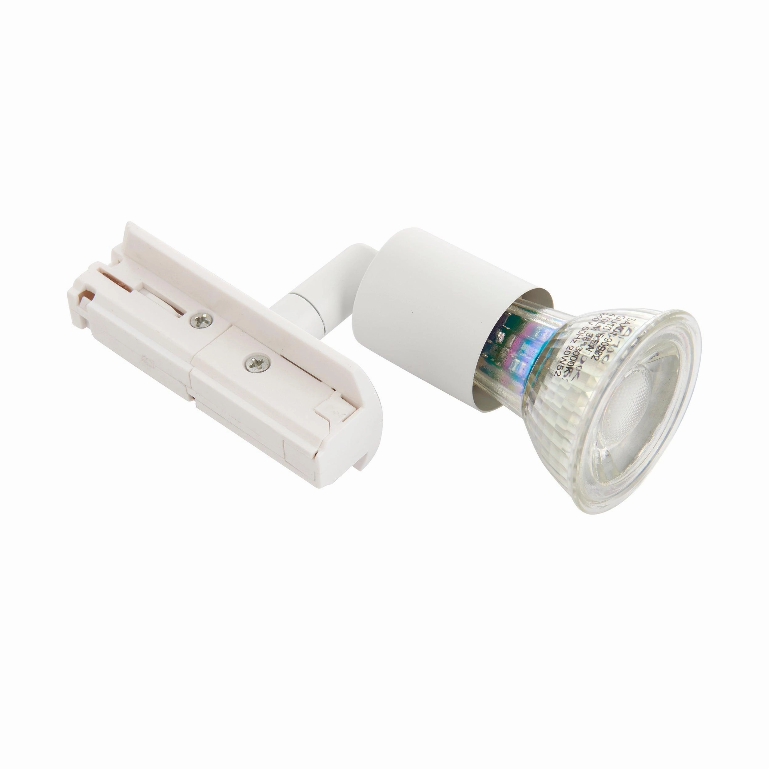 Arezzo Mini White Track Spotlight 35W