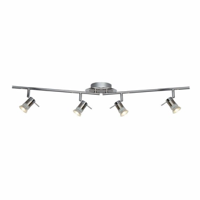 Aries Polished Chrome 4 Light Adjustable Ceiling Spotlights tall arc lamp for living room