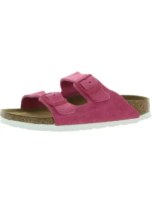 Arizona Bs Womens Leather Adjustable Flatform Sandals