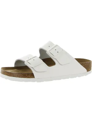 Arizona BS Womens Leather Footbed Slide Sandals