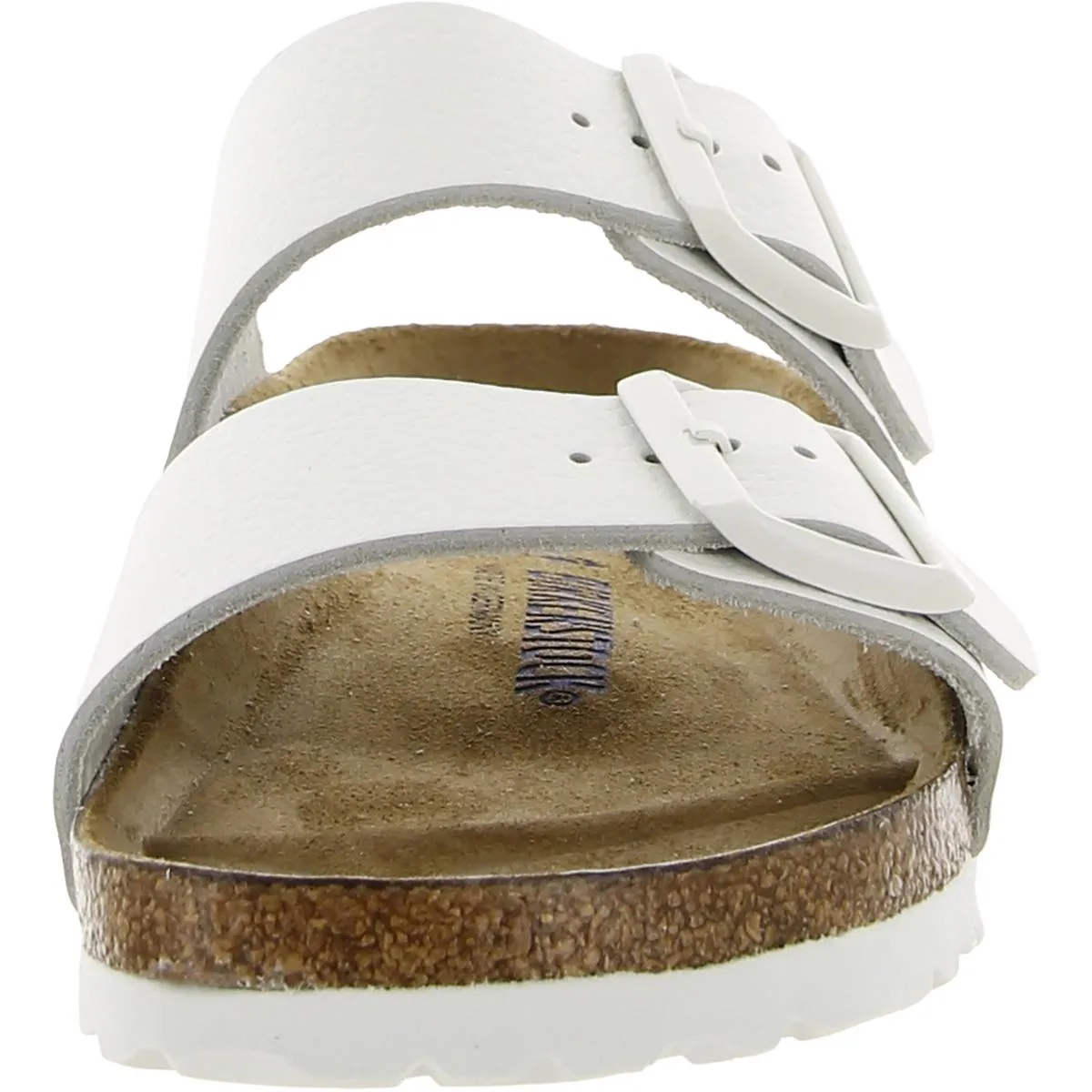 Arizona BS Womens Leather Footbed Slide Sandals