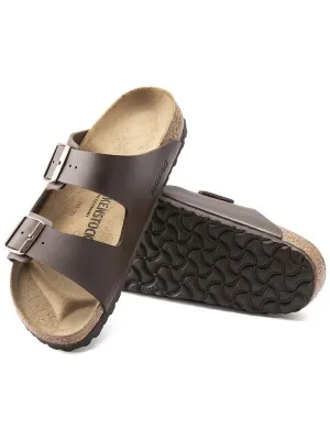 Arizona BS Womens Leather Slip On Footbed Sandals