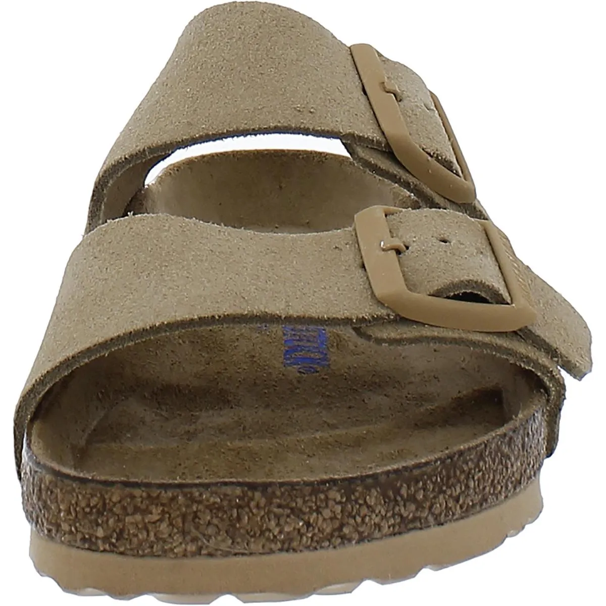 Arizona BS Womens Suede Buckle Slide Sandals