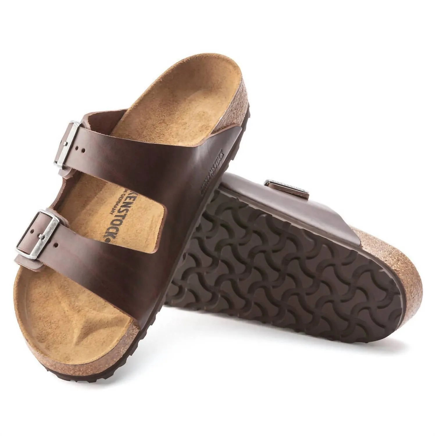 Arizona Grip Classic Footbed Sandal In Vintage Wood Roast