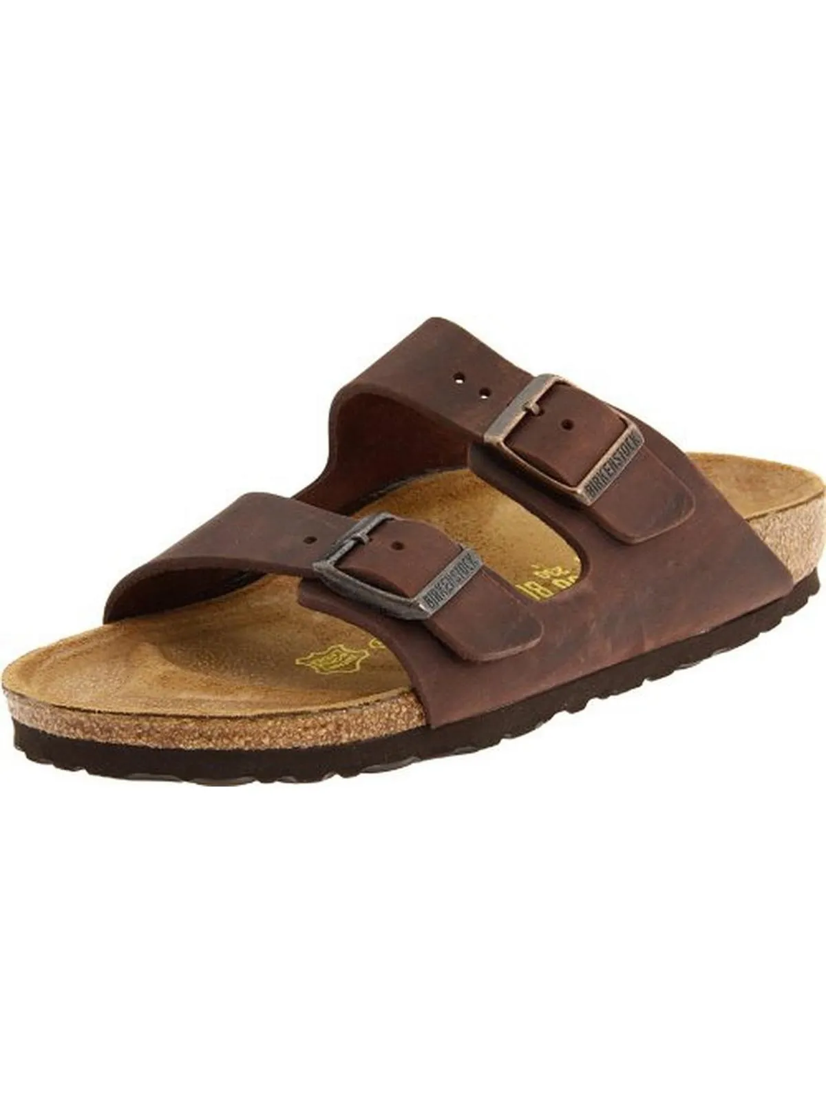 Arizona Leather Slip On Slide Sandals