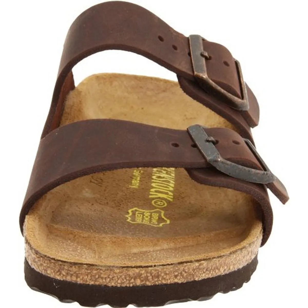 Arizona Leather Slip On Slide Sandals