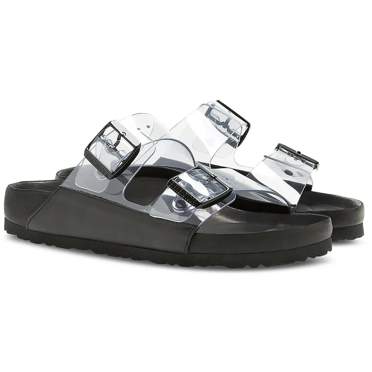 ARIZONA PVC Womens Round toe Buckles Slide Sandals