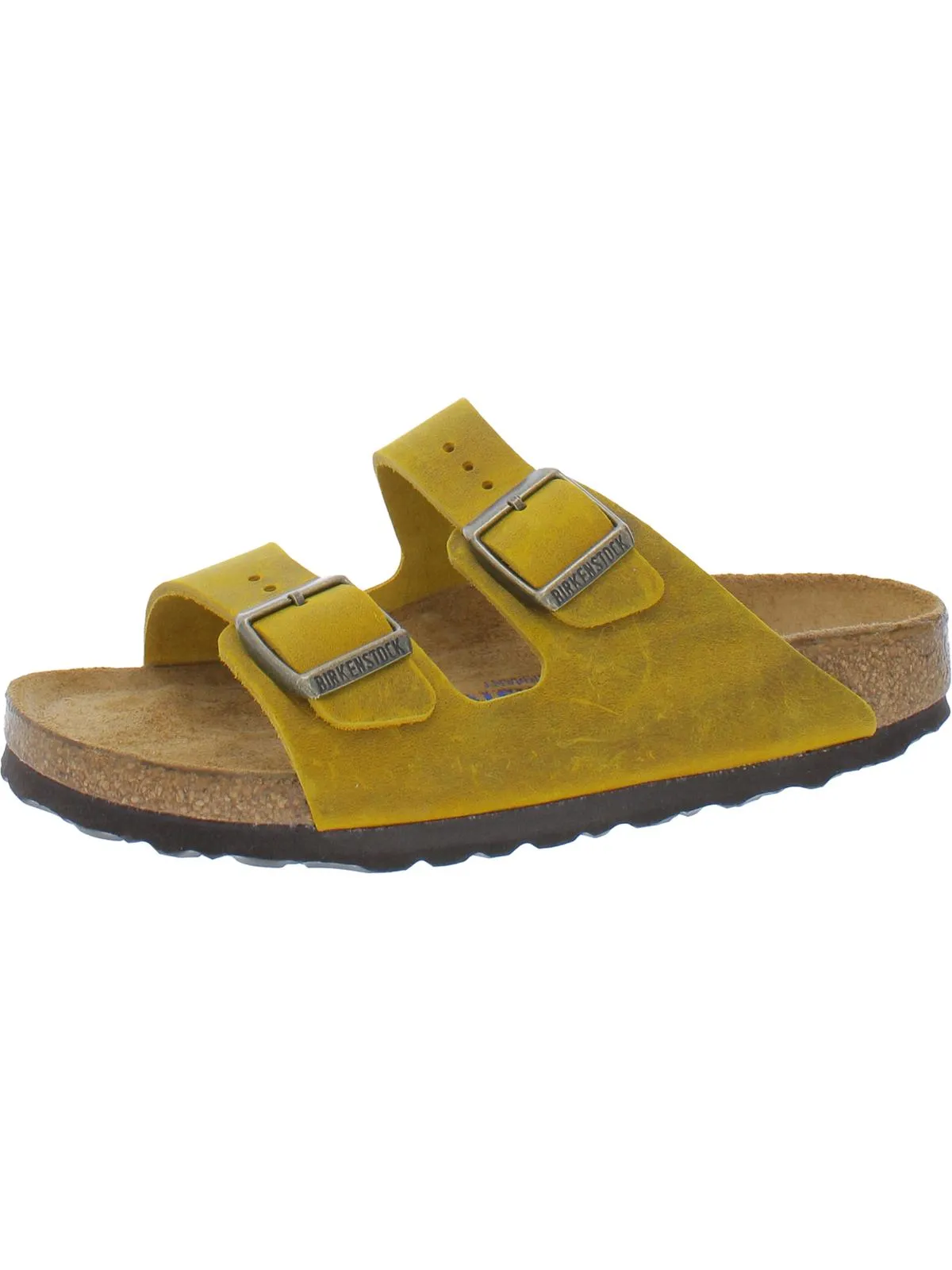 Arizona Soft Buckles Leather Slide Sandals