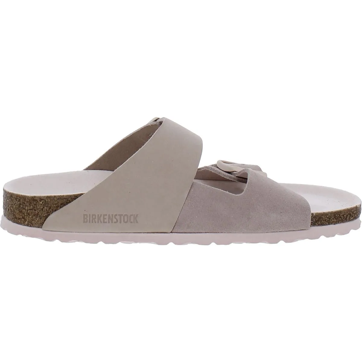 Arizona Split Womens Suede Cork Slide Sandals